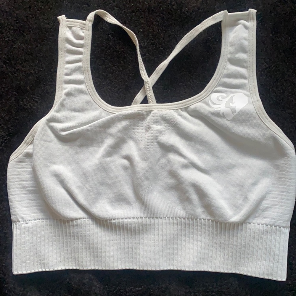 Blue women’s best sports bra.